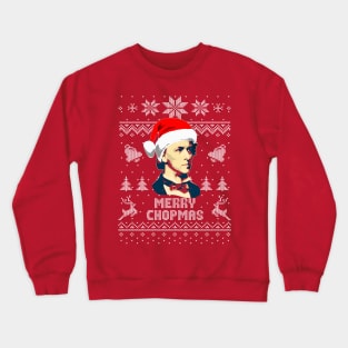 Frederick Chopin Merry Chopmas Crewneck Sweatshirt